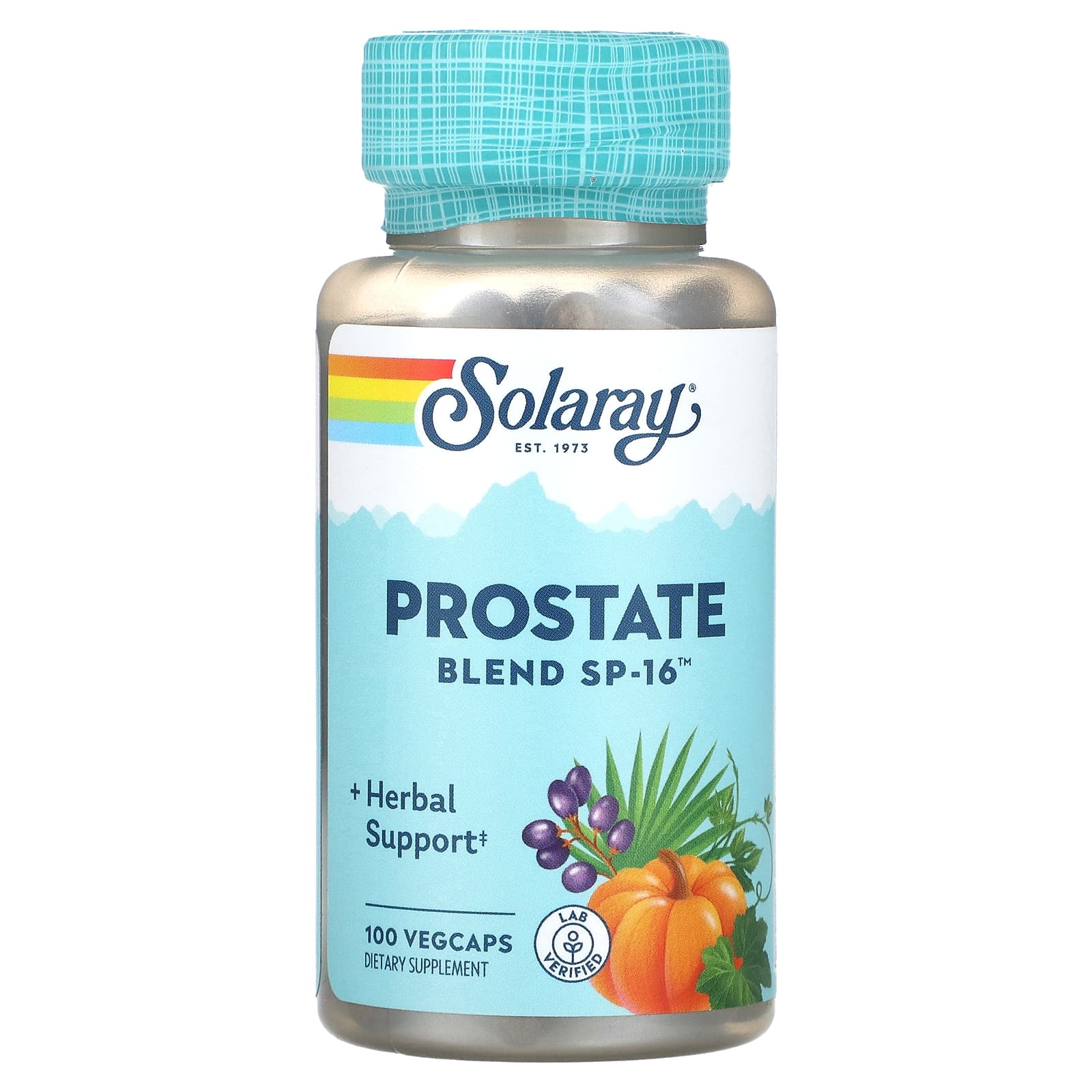 Solaray, Prostate Blend Sp-16, 100 VegCaps UPC 076280021608 | HiLife Vitamins